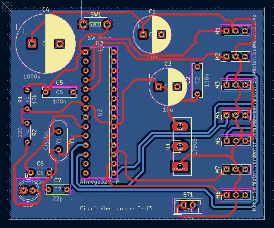 PCB vue avant